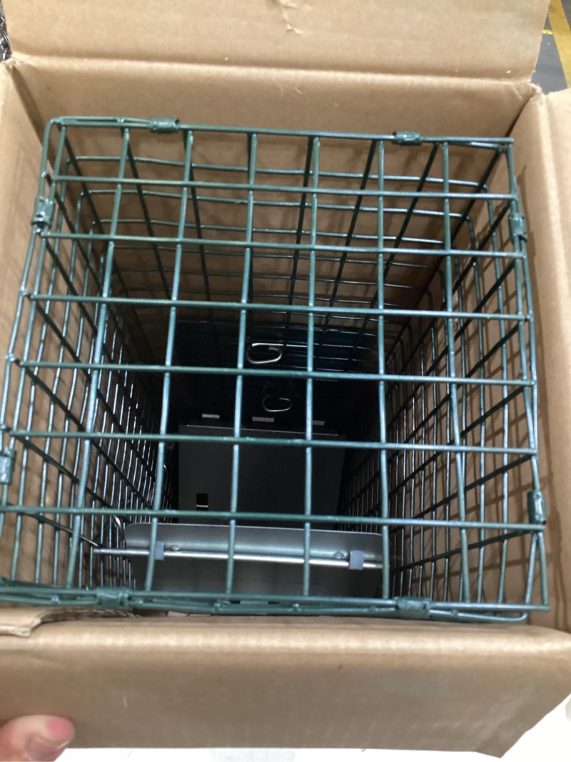 Condition photo showing Good Condition for humane way sentinel 24 inch live animal trap - no assembly required - safe small traps for all animals - cat, squirrel, rabbit, rodent - 24" l x 7.5" w x 7.5" h
