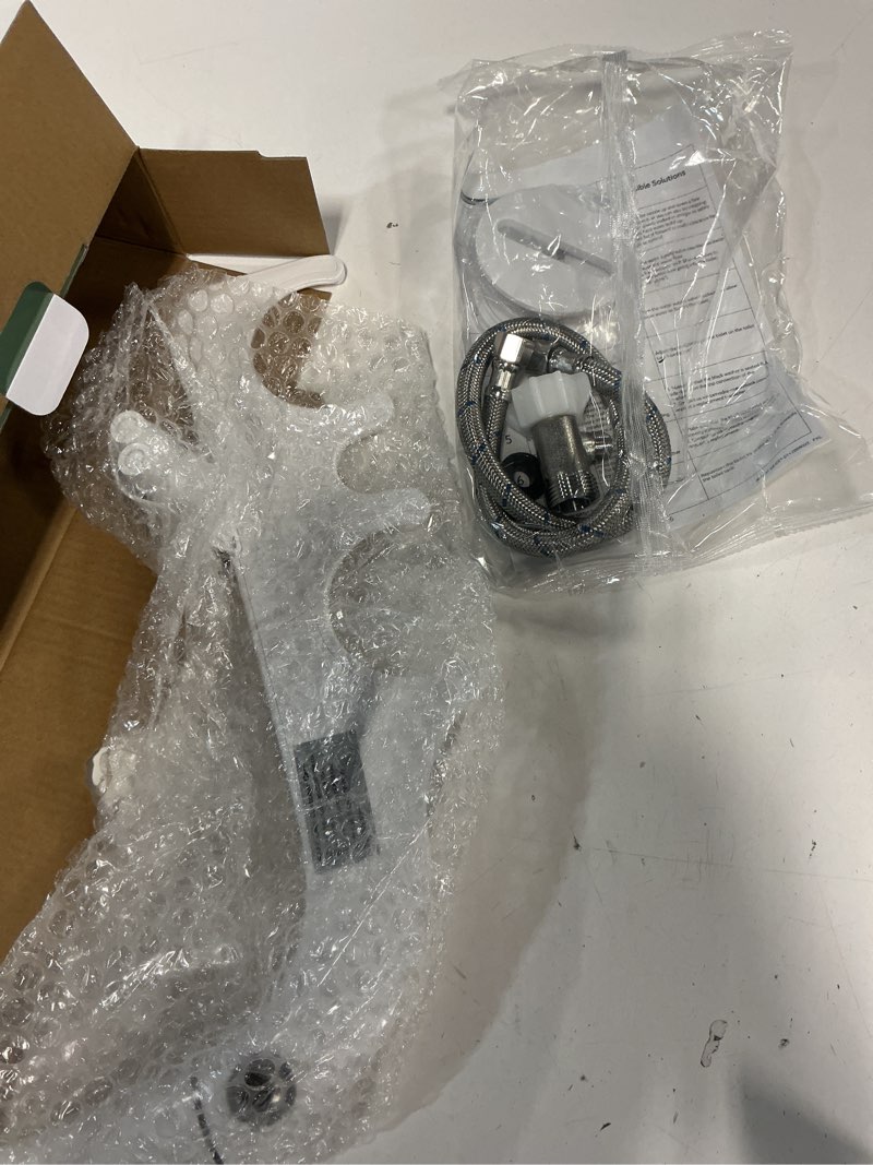 Condition photo showing Good Condition for SAMODRA Ultra-Slim Hygienic Bidets Attachment for Existing Toilets - Adjustable Fresh Water Pressure Dual Nozzle (Frontal & Rear Wash) Easy to Install, Silver Dual Nozzles(Rear & Feminine Wash) Silver