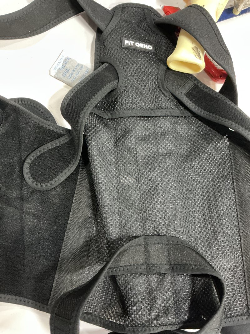 Condition photo showing Good Condition for fit geno posture corrector for women and men - adjustable back brace & straightener for scoliosis hunchback correction back pain spine corrector back support and posture trainer large/x-large black large/x-large