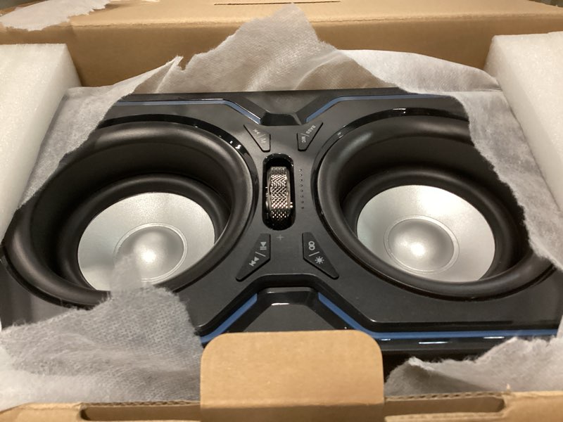Condition photo showing Good Condition for Hotlemon Large Bluetooth Speaker: 240W Peak Powerful Loud Sound with Deep Bass, 15H Playtime, Fast Charge, TWS, Portable Wireless Speakers for Outdoor, Party, Beach, Backyard, Home, Outside (Black)