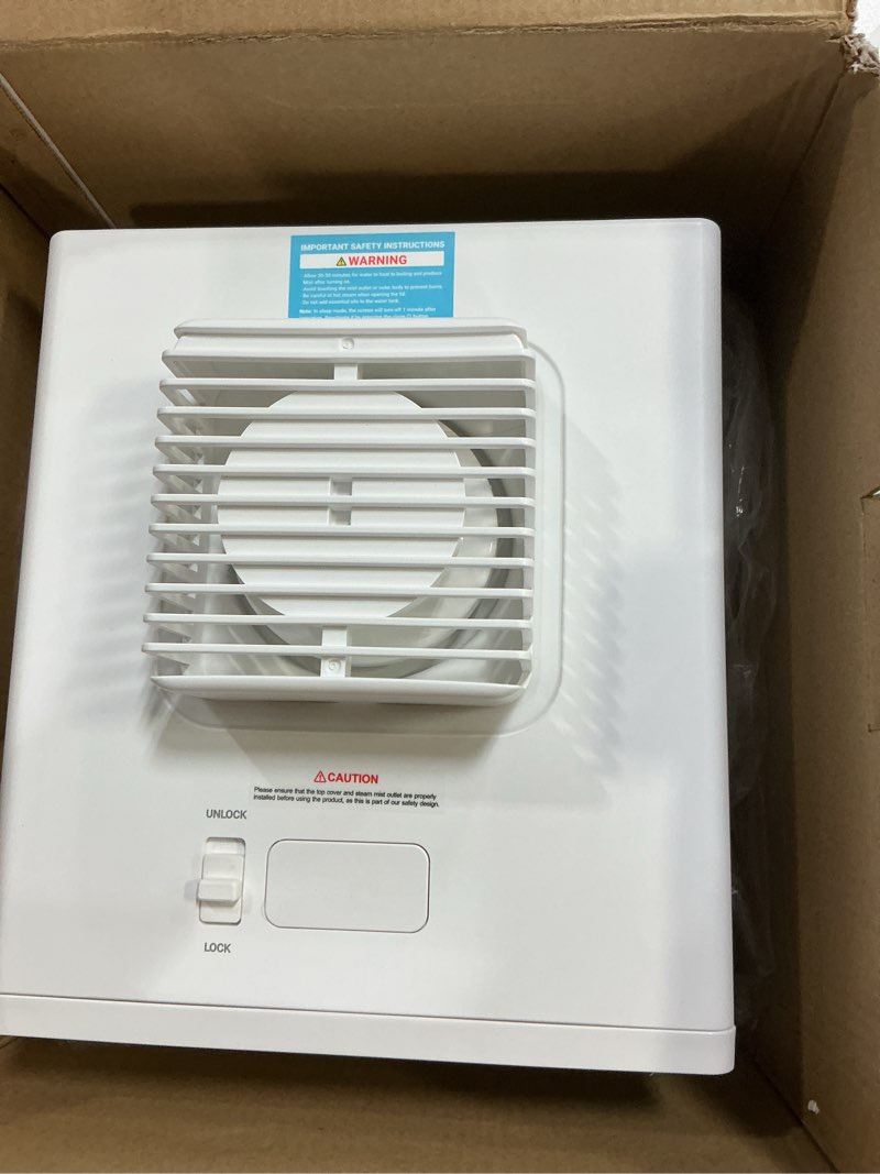 Condition photo showing Good Condition for Stainless Steel Humidifier, 3L Warm Mist Humidifier, Easy Clean with Warm Steam Humidifier, Healthy Air Mist Humidifiers for Bedroom Living Room, with Sleep Mode and Auto-off Setting 3LWhite