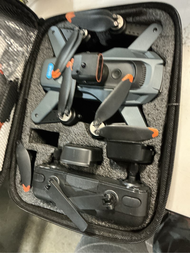 Condition photo showing As Is for drones with camera for adults 4k, gps auto return & follow me drone, under 249g foldable quadcopter with brushless motor, obstacle alert, 3 batteries for beginners