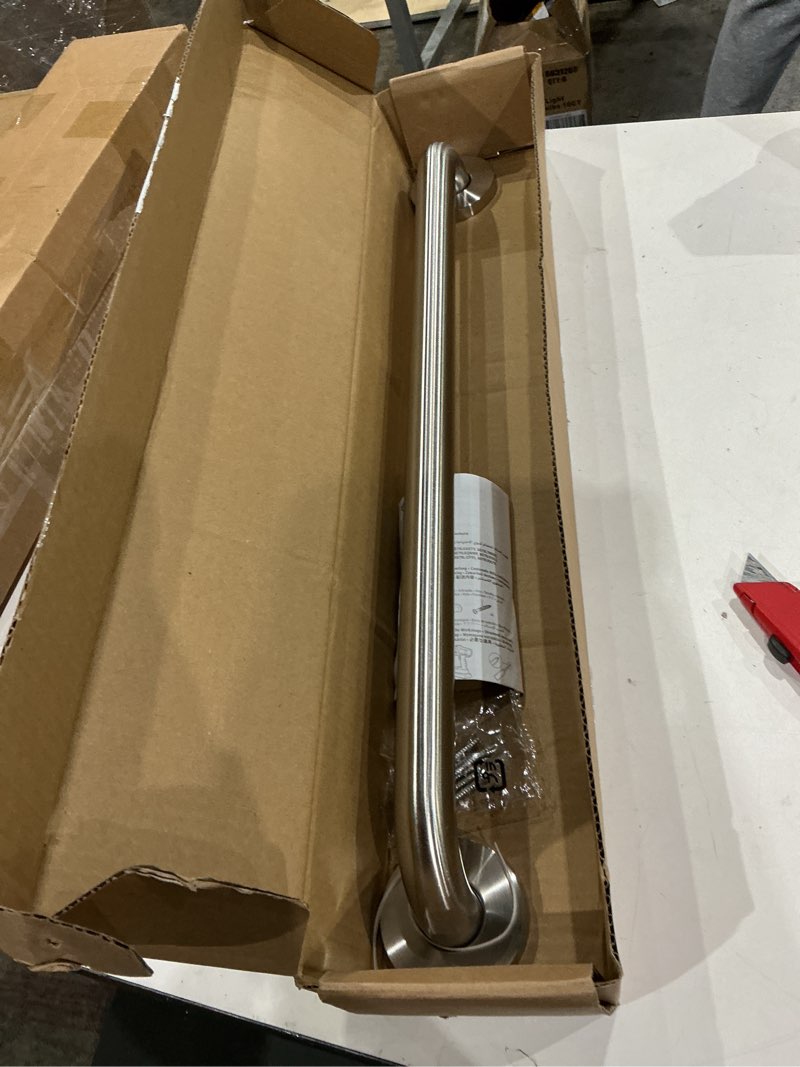 Condition photo showing Good Condition for amazon basics bathroom handicap safety grab bar, 24-inch length, 1.25 inch diameter, shower, 500lbs capacity, ada compliant, stainless steel 1.25-inch diameter 24 inch