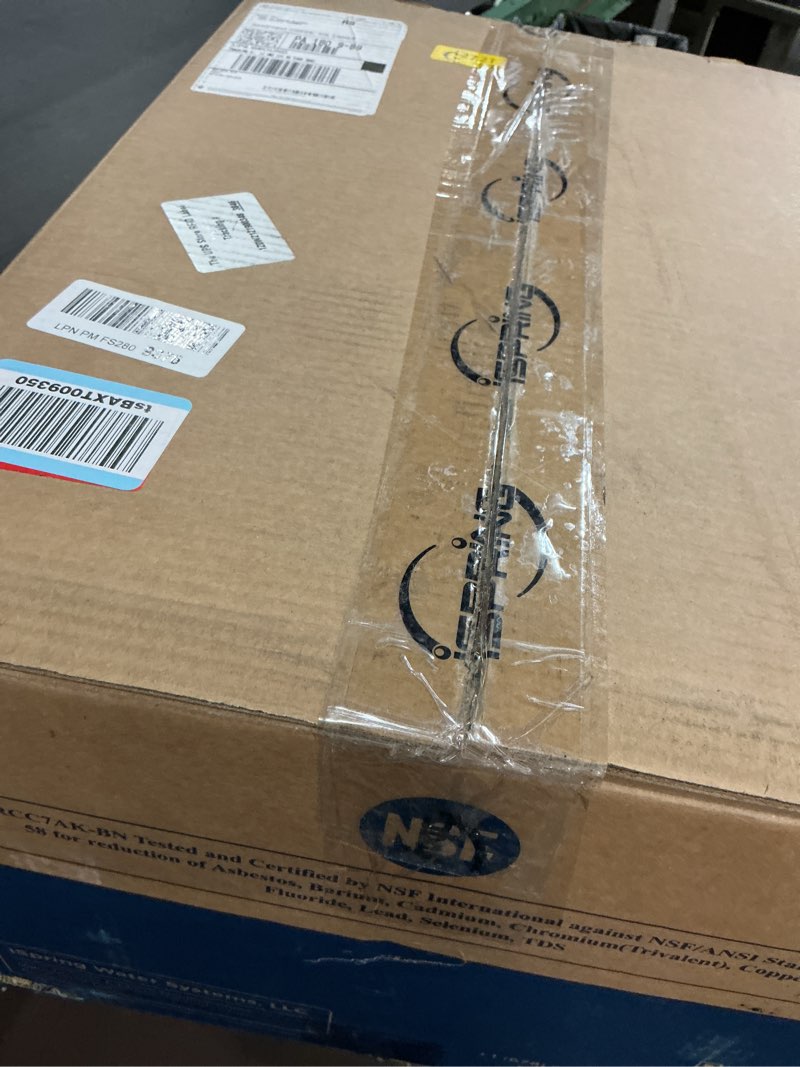 Condition photo showing Good Condition for iSpring RCC7AK, NSF Certified, 75 GPD, Alkaline 6-Stage Reverse Osmosis System, pH+ Remineralization RO Water Filter System Under Sink, Patented Top-Mounted Faucet Design for Easy Installation 6-Stage, Alkaline Brushed Nickel