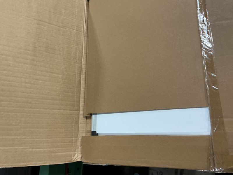 Condition photo showing New/Like New for VUSIGN 36" x 24" Magnetic Whiteboard for Wall, Dry Erase Board with Silver Aluminum Frame, Hanging White Board for Office, Home, Classroom – Includes 1 Eraser, 2 Multicolor Markers & 4 Magnets