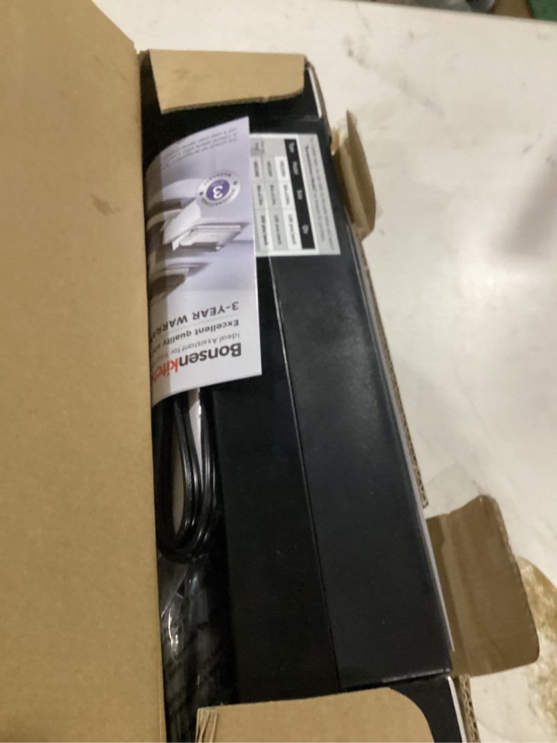 Condition photo showing As Is for bonsenkitchen vacuum sealer machine | compact food sealer for kitchen storage & meal prep | multiple modes?? | external vacuum system | 5 bags, silver?? silver machine + 5 bags