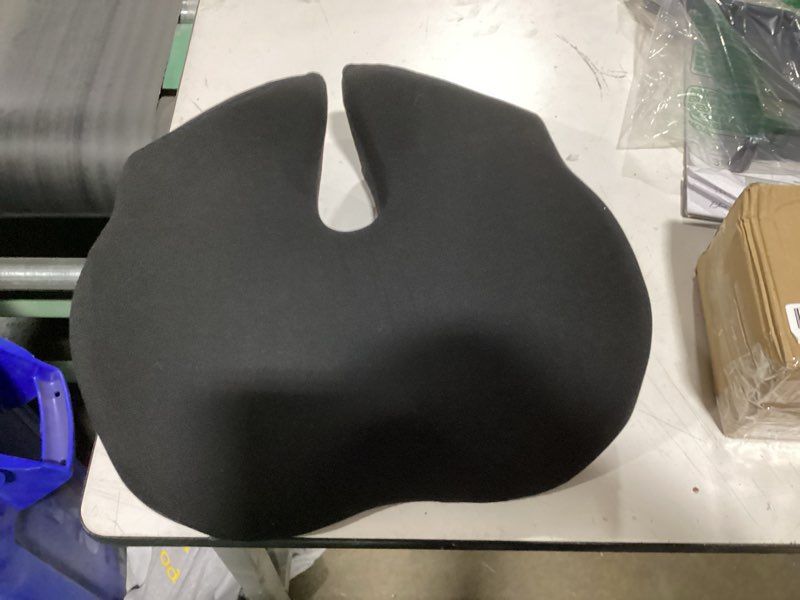 Condition photo showing Good Condition for sitcushion car seat cushion for long driving – x large memory foam seat cushion for sciatica & tailbone pain relief, orthopedic coccyx cushion with non-slip bottom, back pillow for car, truck (black)
