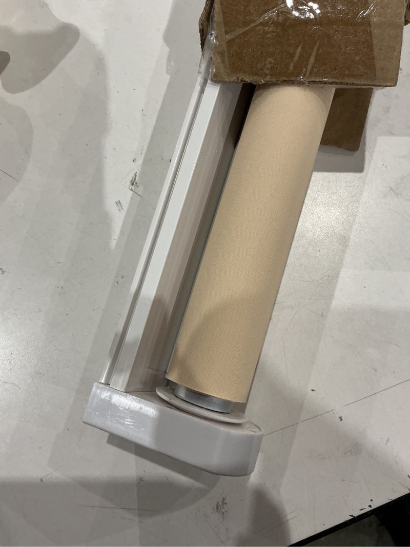 Condition photo showing Good Condition for lazblinds no tools no drill cordless roller shades, light filtering roller blinds for windows, thermal insulated uv protection roll up window blinds and shases, 36'' w x 72'' h, beige