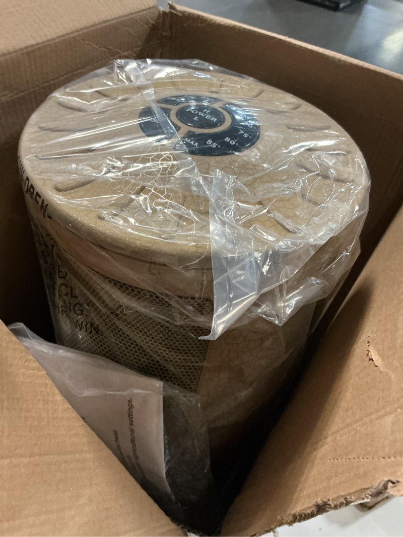 Condition photo showing Good Condition for Lasko Oscillating Designer Ceramic Tower Space Heater for Home with Adjustable Thermostat, Timer and Remote Control, 16 Inches, 1500W, 6435 Beige Heater