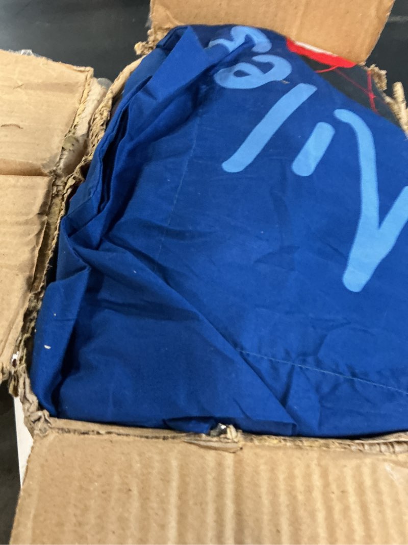 Condition photo showing New/Like New for jay franco marvel spidey and his amazing friends team spidey 5 piece twin size bed set - includes comforter & sheet set bedding - super soft fade resistant microfiber (official marvel product) 5 piece twin blue - spidey & friends