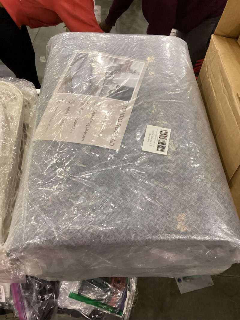 Double Sided Non Slip Rug Pad Gripper 10x14-1/8” Reversible Felt Area Rug Padding, Non Skid Dual Sur