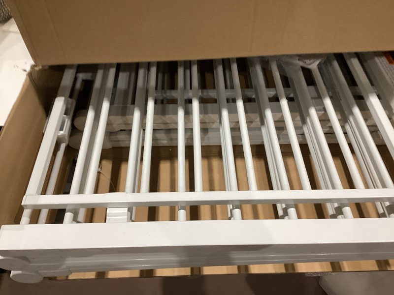 Condition photo showing Good Condition for regalo safety 192" double door super wide baby gate & play yard, 8-panel adjustable safety gate for doorways & large openings, hardware mounted gate for babies, toddlers & pets 52.5-192"w x 28"h white