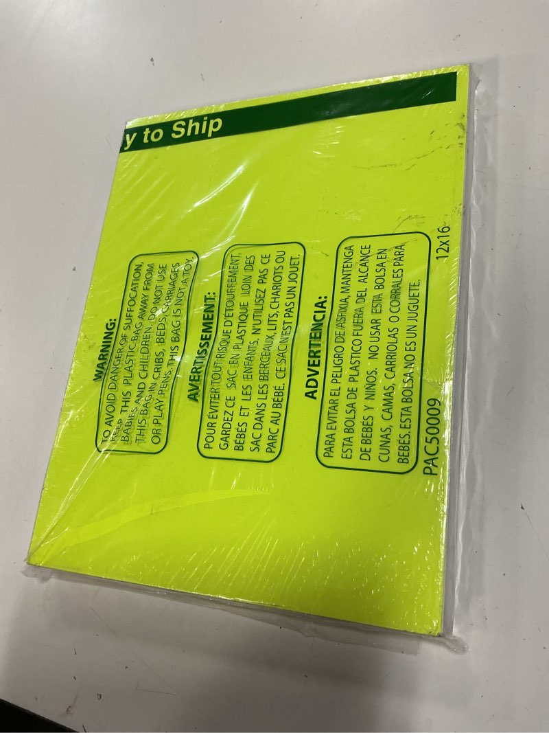 Condition photo showing Good Condition for fluorescent yellow address labels 1" x 2-5/8" -3000 neon colored mailing labels, high visibility shipping color coding labels, printable stickers (inkjet/laser printers) permanent adhesive 30up label fluorescent neon yellow 3,000 labels