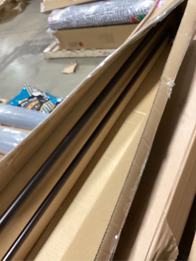 Condition photo showing As Is for Umbra Twilight Double Rod Set – Wrap Around Design is Ideal for Blackout Room Darkening Curtains, 48 to 88 Inch, Auburn Bronze, 88-Inch 48" to 88" Dark Bronze