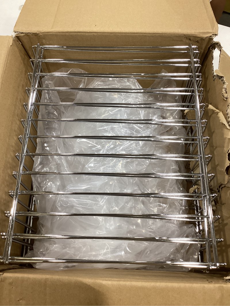 Condition photo showing Good Condition for 2 pack puzzle racks for wooden puzzles, each stores 12 puzzles, wooden puzzle organizers and storage, metal wire rack ideal for homes, schools, and early education centers, puzzle holder rack for kids