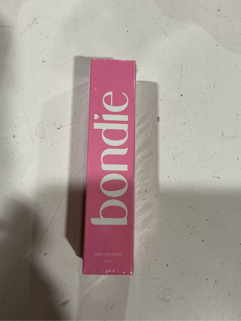 Condition photo showing New/Like New for liquid body adhesive for clothes - fashion tape alternative for low-cut styles, strapless dresses and work blouses - clothing glue that holds all day - sweat and dance proof, fast drying - 20ml