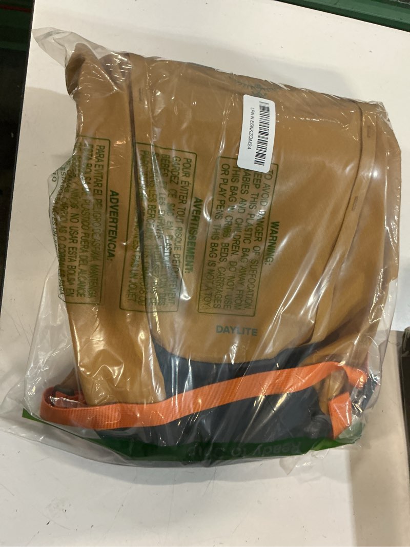 Condition photo showing Good Condition for osprey daylite cinch backpack, tumbleweed yellow/tunnel vision