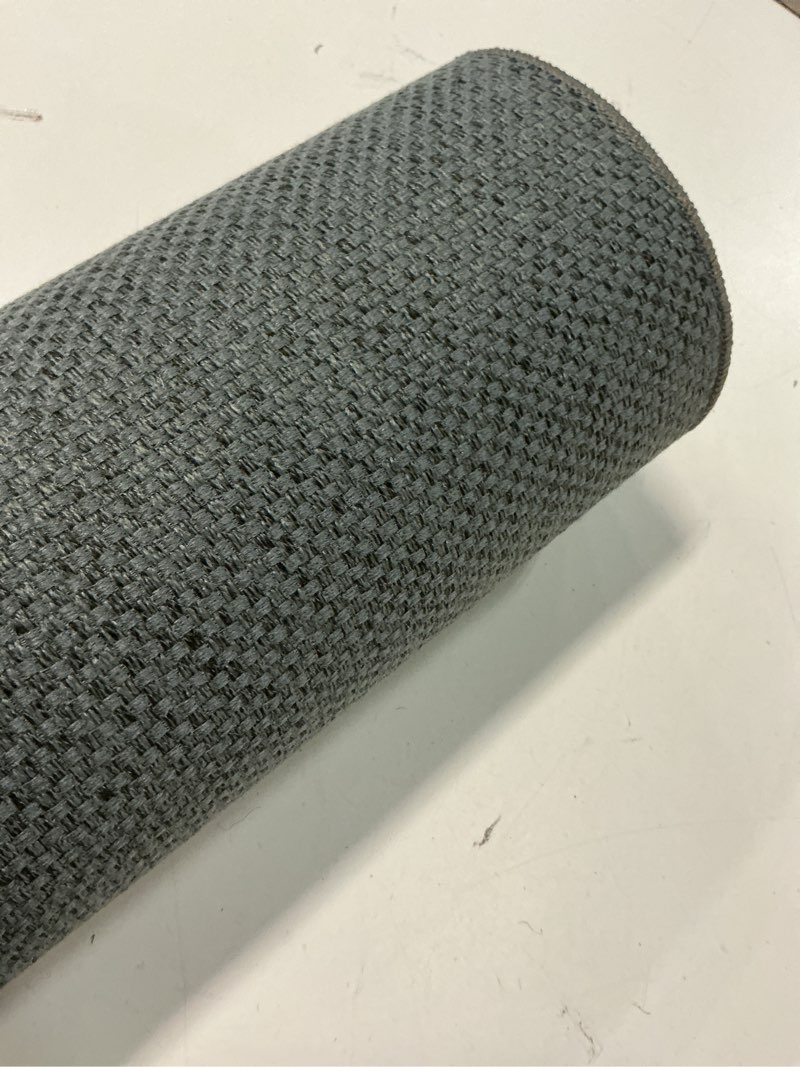 Condition photo showing Good Condition for color&geometry ultra-thin indoor door mat, 32"x48" low-profile non-slip entryway rug with modern geometric texture, washable doormat for indoor entrance, front door, grey (rolled-up no creases) grey 2'8" x 4' (rectangular)