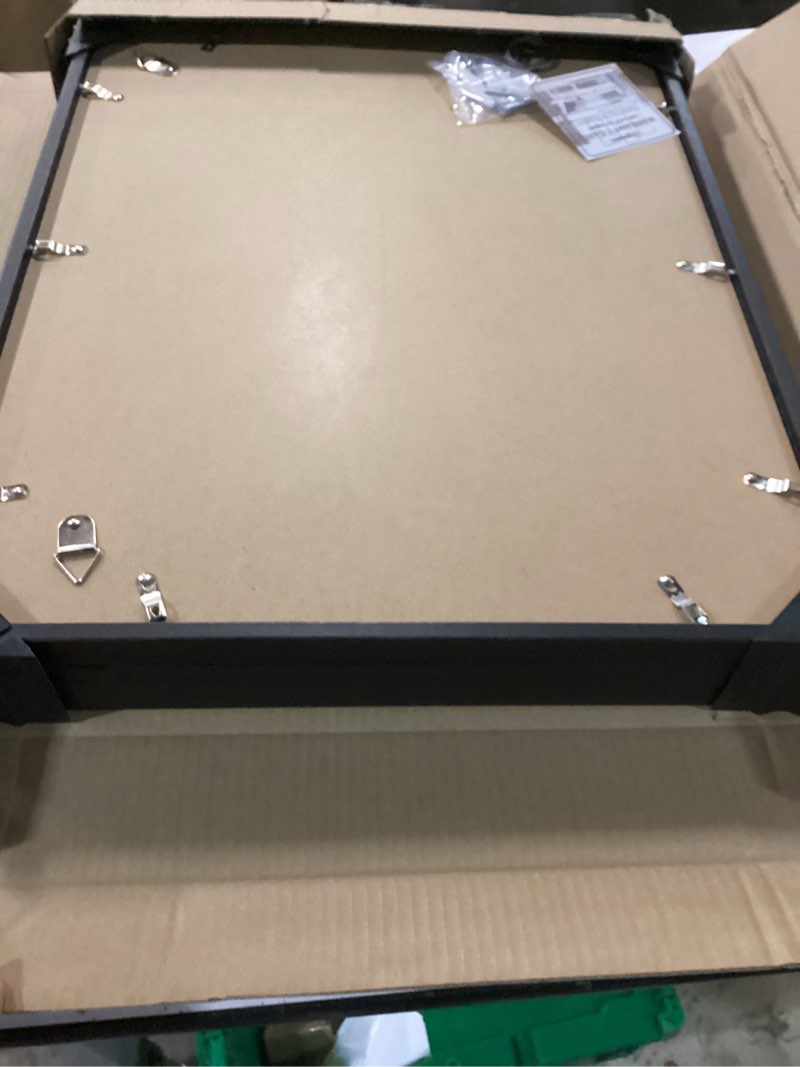 Condition photo showing item condition for 16x20 Frames Set of 3 - Display 11x14 Photo with Mat or 16 x 20 Poster without Mat, Wall Mounting Horizontal and Vertical, Black Black 16x20 in