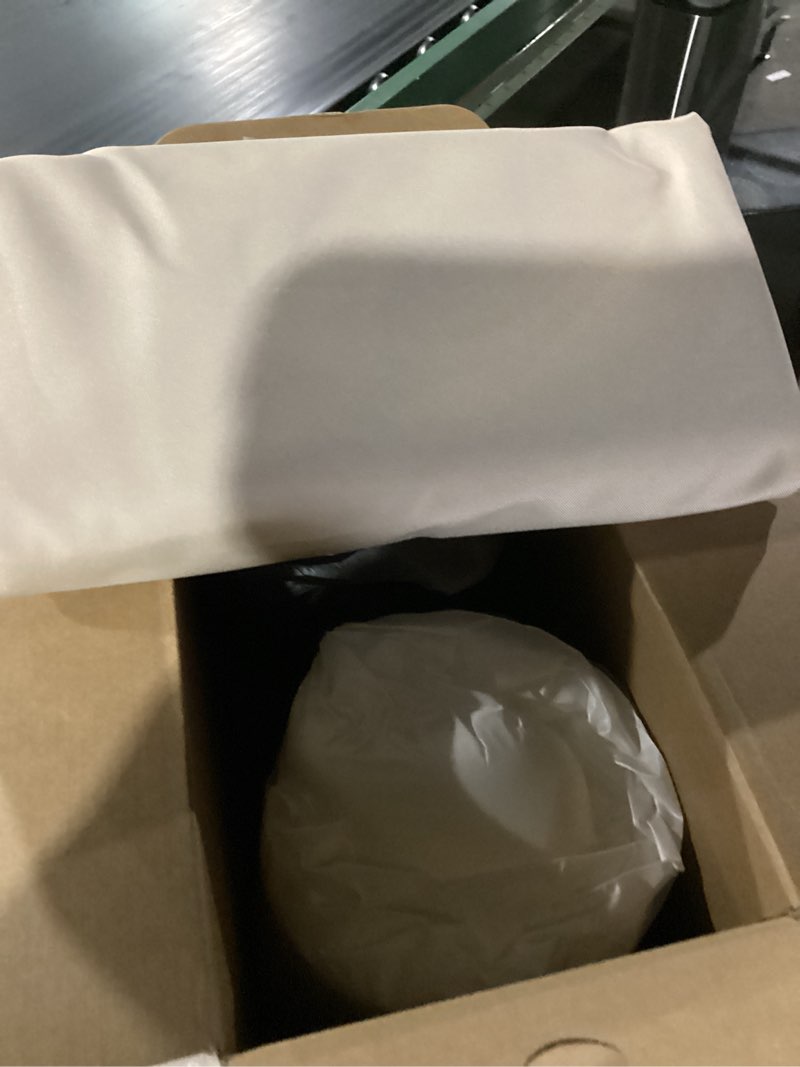 Condition photo showing New/Like New for Favoyard Outdoor Seat Cushion Set 24 x 24 Inch Water-Resistant & Fade-Resistant Patio Furniture Cushions with Removable Cover Deep Seat & Back Cushion with Tie Straps for Chair Sofa Beige 24 x 24 Inch