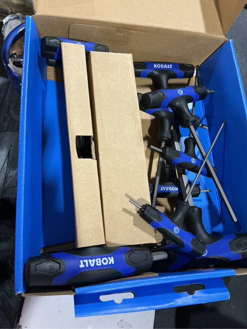 Condition photo showing Good Condition for kobalt 14 piece t-handle hex key set