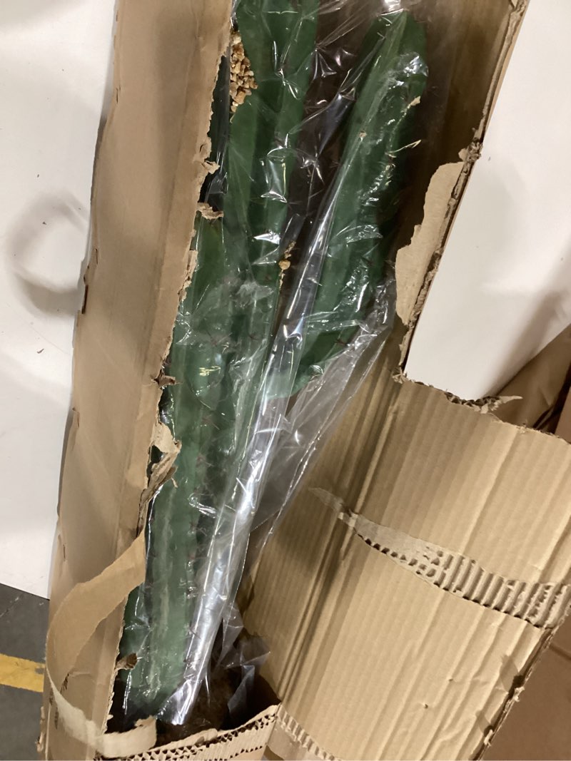 Condition photo showing Good Condition for artificial cactus fake big cactus 36 inch faux cacti plants for home garden office store decoration