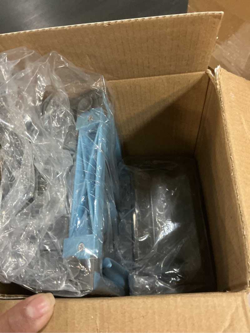 Condition photo showing Good Condition for upgrade safe mandoline slicer for kitchen, vegetable chopper and slicer, potato slicer thickness adjuster, french fry cutter, veggie onion dicer faster kitchen mandolin for meal prep (blue)
