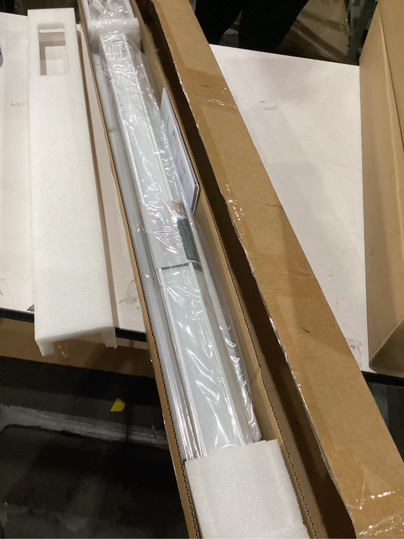 Condition photo showing New/Like New for Yoolax Motorized Blinds with Remote, Blackout Smart Blinds for Windows Motorized Waterproof Roller Shades, Automatic Window Shades Work with Alexa Custom Size (Blackout-Vinyl White)