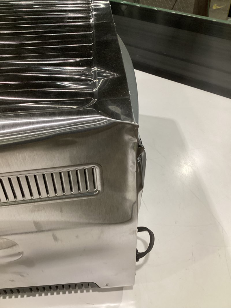 Condition photo showing As Is for (used, damaged)breville smart oven air fryer pro stainless steel bov900bssusc: convection toaster oven, 1800w, automatic shut-off