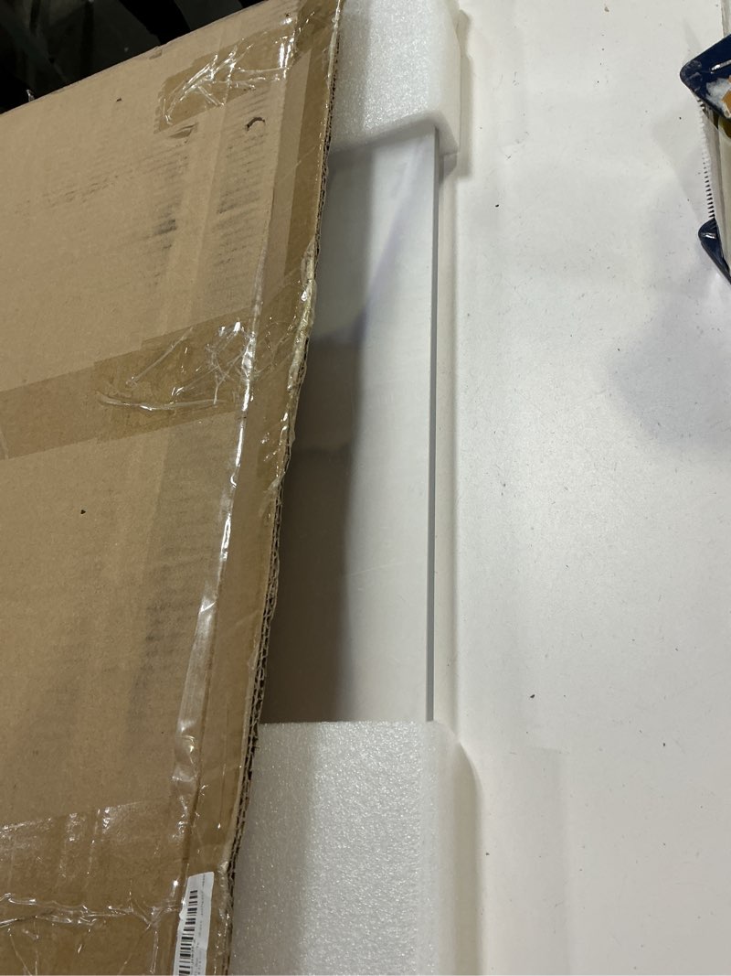 Condition photo showing Good Condition for Clear Acrylic Dog Gate for Indoor Use – 2 Panel Pet Gate for Doorways, No Drilling, Foldable Dog Barrier,Foldable Doggy Cat Fence with Support Feet for Home, Stairs, and Puppy Playpen 2 Panels:40''Wx 24''H