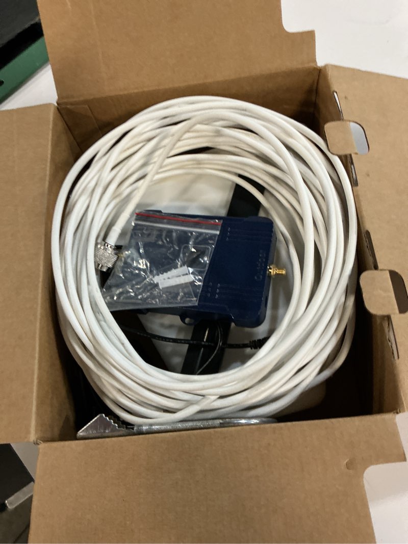Condition photo showing Good Condition for cell phone booster for home & office,up to 2,000 sq ft,cell phone signal booster with band 66/25/2/4/5/12/13/17,boost 5g 4g data for all u.s. carriers fcc approved cell booster blue-2