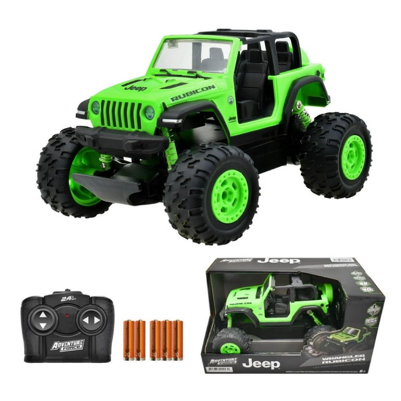 adventure force radio control 1:24 jeep rubicon