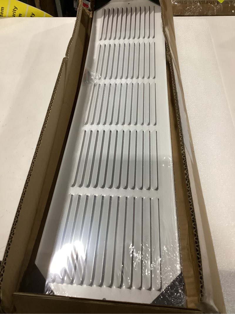 Condition photo showing Good Condition for 30x6 return air grille for 30"w x 6"h duct opening,return air vent cover | steel wall ac hvac air vent cover grill hvac cold air intake grille without filter house,outer dim:31.75"w x 7.75"h for 30''w×6''h-duct opening