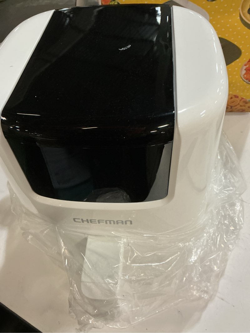 Condition photo showing Good Condition for Chefman Air Fryer – 6 QT Compact Airfryer for Quick & Easy Meals, Features Hi-Fry Technology for Extra Crisp, Easy-View Window, Touch Controls with 4 Presets, Nonstick & Dishwasher Safe Basket - Black 6 Quart - Window