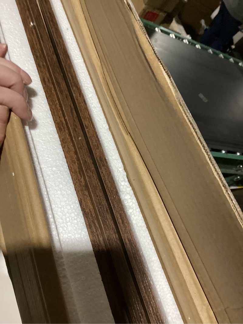 Condition photo showing Good Condition for Dwanton Litter Box Enclosure, Cat Litter Box Furniture Hidden, Reversible Entrance Can Be on Left or Right Side, Wooden Cat Washroom Indoor, Rustic Brown, 27.6 Inches