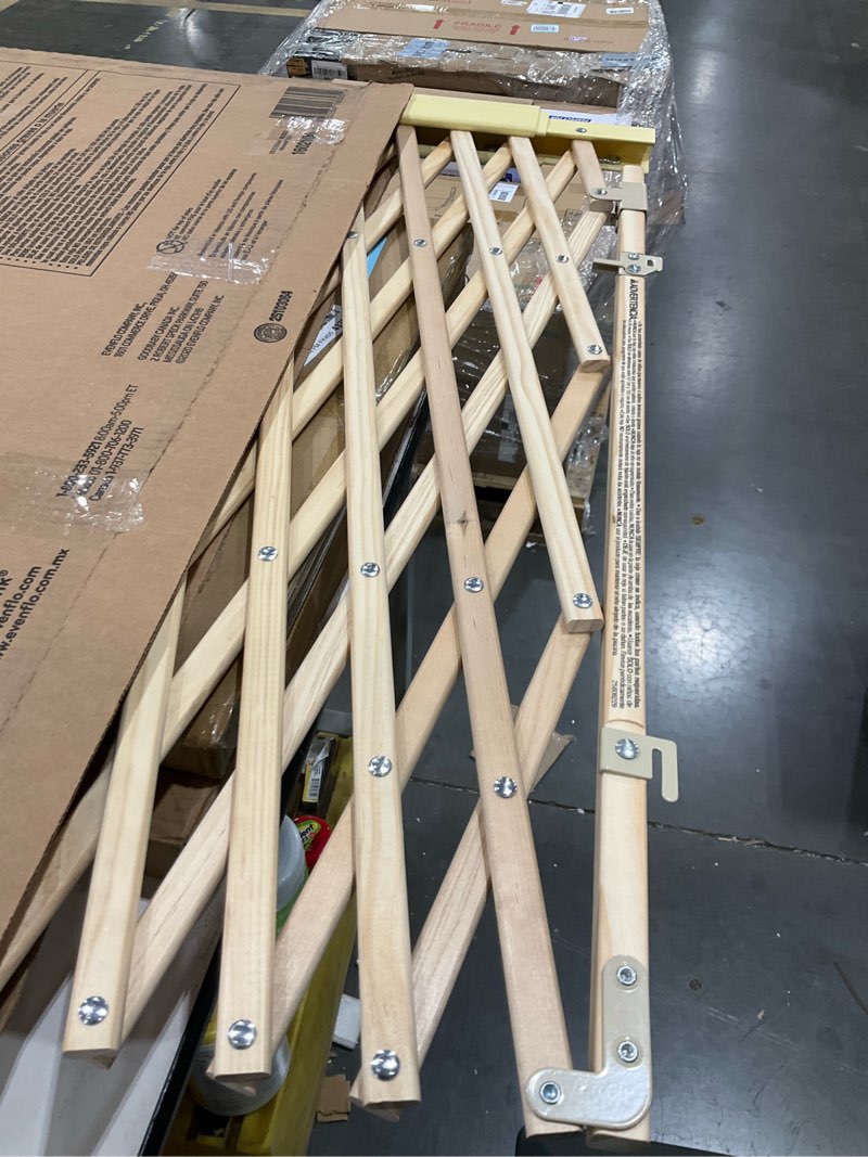 Condition photo showing Good Condition for Evenflo Expansion Walk-Thru Room Divider Baby Gate (Natural Wood)