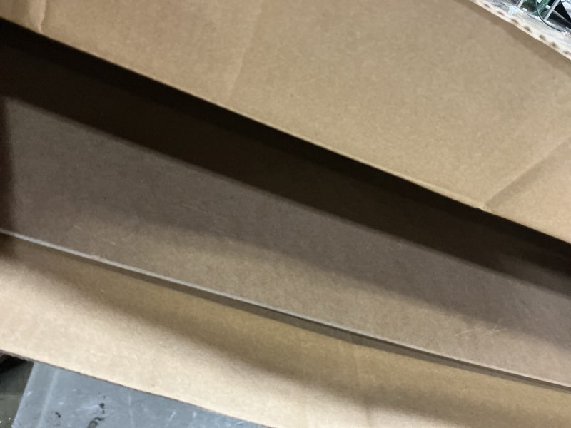 Condition photo showing As Is for MCS Studio Gallery 20x28 Poster Frame Black Woodgrain Engineered Wood, Vertical & Horizontal Wall Hanging Large Picture Frame for Photos, Posters & Art Prints (1-Pack) 1-Pack Black Woodgrain 20x28