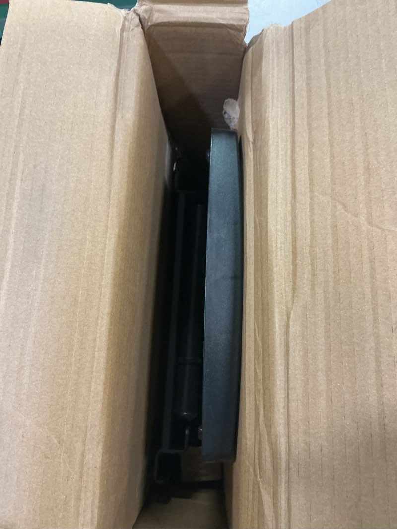 Condition photo showing As Is for monTEK Heavy Duty Full Motion TV Wall Mount for 43–100 Inch TVs Pre-Assembled Bracket with Tool-Free Tilt Swivel & Extension Max VESA 800x600, 150lbs 4X Strength Tested Fits 16/18 Inch Studs, HW1276BK