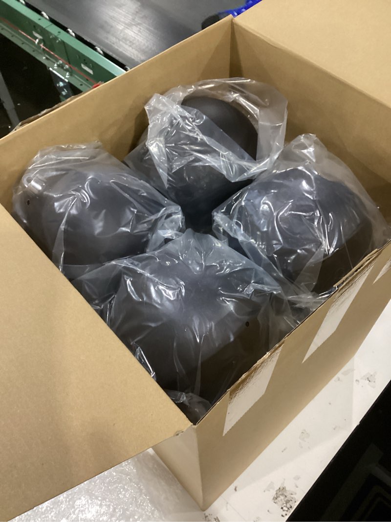 Condition photo showing New/Like New for Poen 12 Pcs 6 Inch Extra Large Christmas Ball Ornaments Giant Jumbo Christmas Tree Ball Decoration Shatterproof Huge Big Xmas Hanging Ornaments for Indoor Outdoor Holiday Party Decor(Black)