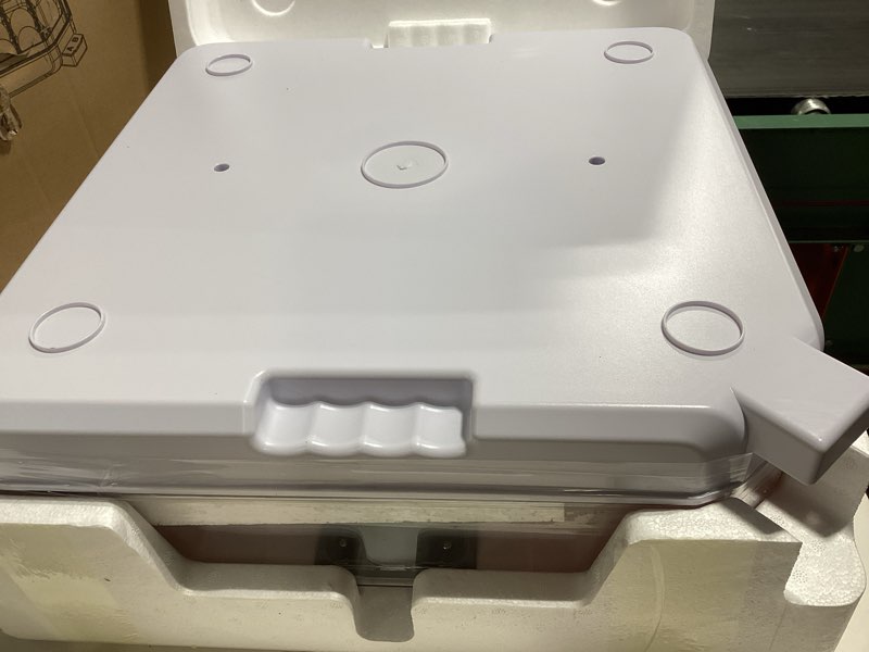 Condition photo showing Good Condition for 48 egg incubator for hatching eggs, chicken incubator with auto turner, digital temp & humidity control, built-in egg candler & external water refill - for hatching chicks, ducks, quail, goose eggs