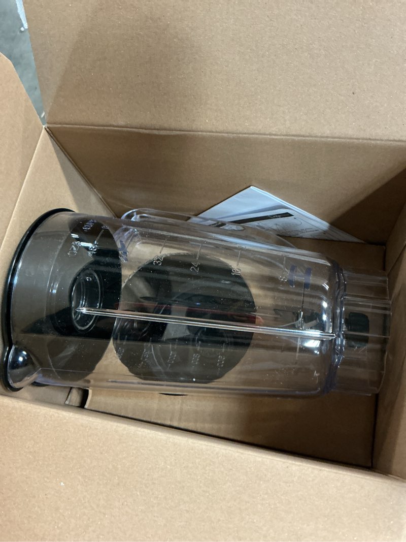 Condition photo showing As Is for mainstays 500 w 6-speed blender with 48 oz/1.5 l jar , black