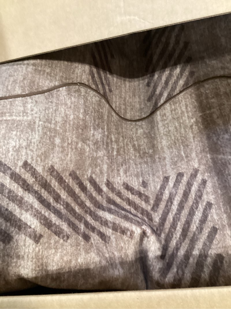 lahome scalloped washable rugs 8x10, soft 8x10 area rugs for living room bedroom, modern bordered ul