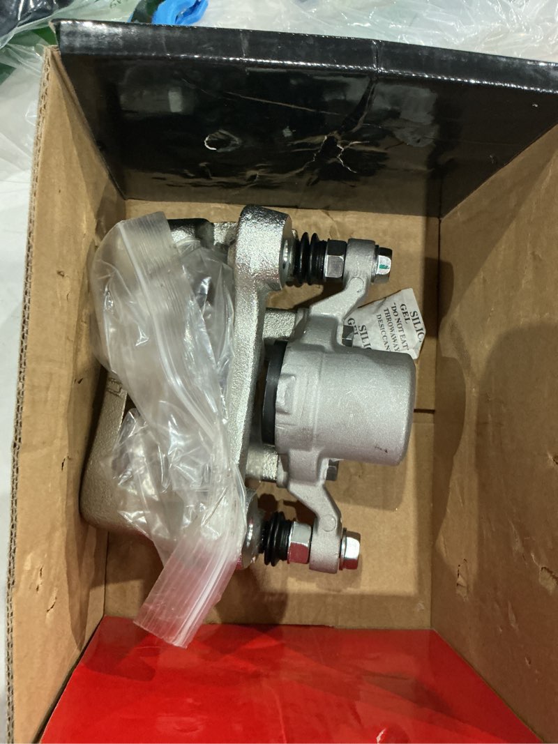 Condition photo showing Good Condition for a-premium disc brake caliper assembly with bracket compatible with select hyundai and kia models - sonata 2011-2014, optima 2011-2014 - rear left driver side