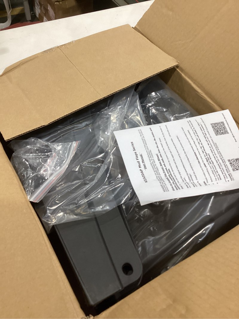 Condition photo showing As Is for Splash Guards for Chevrolet Equinox 2025 2026 - No Drill Required All Weather Protection Front Rear Mud Flaps for Trucks Fenders for Chevy Equinox 2025 2026 Exterior Accessories (Not for EV)