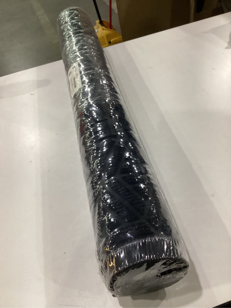 Condition photo showing New/Like New for Smiry Front Door Mat Outside Entrance, Heavy Duty Sturdy Natural Rubber Doormat, Trap Dirt and Moisture, Easy Clean Low Profile Mats for Indoor Outdoor Entry, Grid Geometric (47x32, Black) Black Grid Geometric Rectangular 47" x 32"