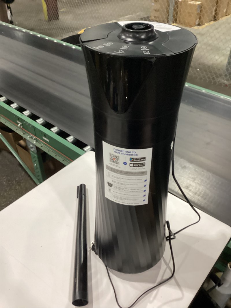 Condition photo showing New/Like New for 17l/4.5gal humidifier large room, smart quiet ultrasonic cool mist humidifiers for bedroom, covers 2000ft², 56h runtime, 24h timer, 3 mist modes humidifiers for home, office, plants, black