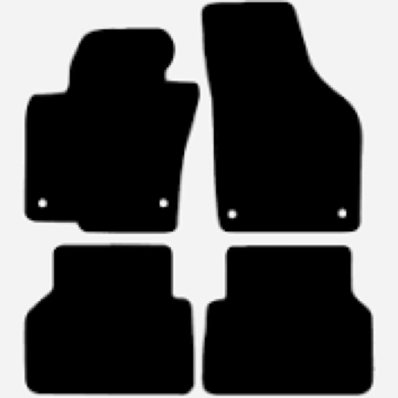 5N1864435B 5N0864452 4x Mats Set Left Hand Drive Front Rear OEM VW Tiguan 5N