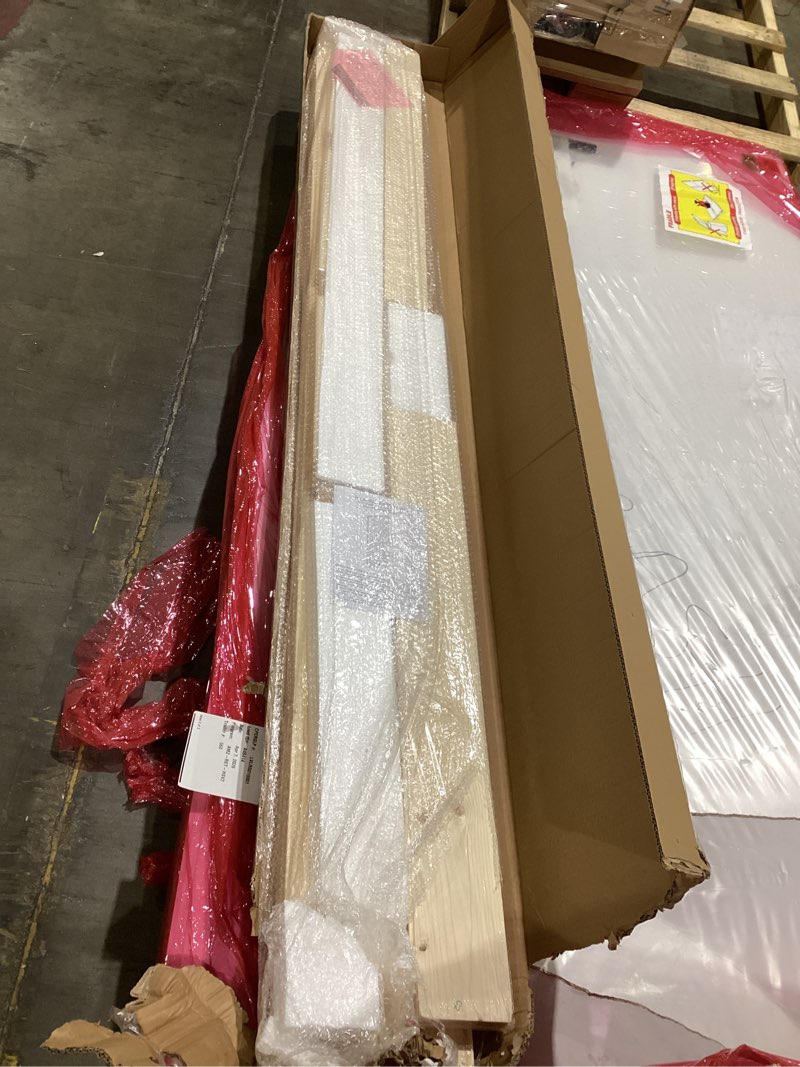 Condition photo showing New/Like New for easelife 24in x 84in sliding barn wood door,interior doors,diy assemblely,solid natural spruce panelled slab,easy install,apply to rooms & storage closet,h-frame