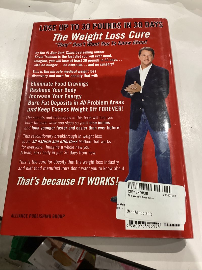 Condition photo showing New/Like New for The Weight Loss Cure