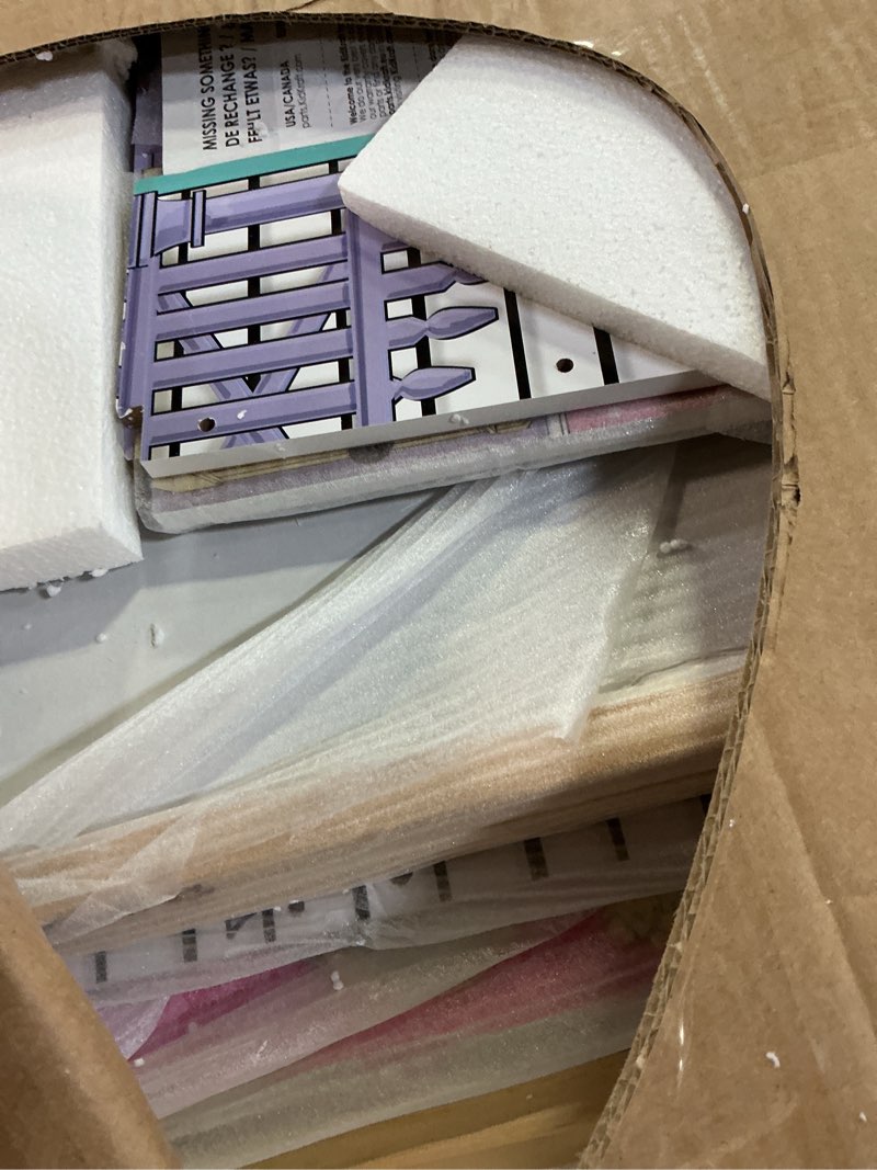 Condition photo showing As Is for KidKraft Annabelle Wooden Dollhouse with Elevator, Balcony and 17 Accessories, Gift for Ages 3+